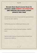 Nevada State Board License Exam for Esthetics EXAM NEWEST 300 QUESTIONS AND VERIFIED SOLUTIONS LATEST UPDATE THIS YEAR