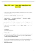 bios 255 exam 1 questions and correct answers