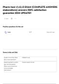Pharm hesi v1&comma;v2&comma;v3 EXAM &lpar;COMPLETE ANSWERS elaborations&rpar; answers 100&percnt; satisfaction guarantee 2025 UPDATE&excl;&excl;