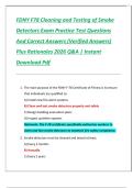 FDNY F-78 Cleaning & Testing of Smoke Detectors &ndash; Complete 2026 Practice Exam with Verified Correct Answers and Rationales