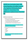 NCCER Core Curriculum Exam With Actual Questions & Verified Answers &comma;Plus Explained Rationales&sol;Expert Verified For Guaranteed Pass 2026&sol;Latest Update&sol;Instant Download Pdf