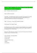 WGU C207 Study Guide MODULE 1 & 2 Exam Questions And Answers Latest Graded A&plus;