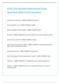 COSC 325 Houston &lpar;Mechanical&rpar; Exam Questions With Correct Answers&period;