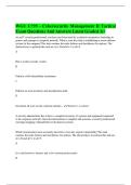 WGU C795 - Cybersecurity Management II Tactical Exam Questions And Answers Latest Graded A&plus;