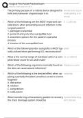 Surgical First Assist Practice Exam Questions and Answers