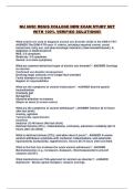 NU 665C REGIS COLLEGE NEW EXAM STUDY SET WITH 100&percnt; VERIFIED SOLUTIONS&excl;&excl;