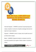 MQM 385 &vert; 100&plus; Exam 3 Q&A &vert; Integration&comma; Ethics&comma; Organizational Design