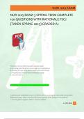 NUR 1025 EXAM 3 SPRING TERM COMPLETE  150 QUESTIONS WITH RATIONALE FSCJ  &lpar;TAKEN SPRING 2025&rpar; GRADED A&plus; 