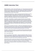 CBRE Interview Test Questions and Answers 100&percnt; Correct