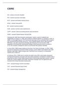 CBRE QUESTIONS AND ANSWERS FULLY SOLVED