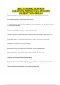 BSC 1010 FINAL EXAM REVIEW QUESTIONS WITH VERIFIED ANSWERS A&plus; VERIFIED LATEST VERSION