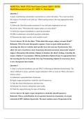 NUR2755 &sol; NUR 2755 Final Exam &lpar;Latest 2024 &sol; 2025&rpar;&colon; Multidimensional Care IV &sol; MDC 4 - Rasmussen