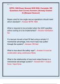 NFPA 1006 Exam Newest 2026 With Complete 100  Questions And Correct Answers &vert;Already Graded  A&plus;&vert;&vert;Newest Version&excl;&vert;