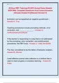 40 Hour RBT Training &lpar;32-40T&rpar; Actual Exam Newest  2026 With Complete Questions And Correct Answers  &vert;Already Graded A&plus;&vert;&vert;Newest Version&excl;&excl;&excl;&vert;