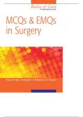 Multiple Choice Questions and Answers in Surgery Test Bank &vert; Bailey & Love Companion 1st Edition