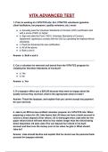 VITA ADVANCED TEST Questions with correct Answers &lpar;A&plus; GRADED 100&percnt; VERIFIED&rpar;&vert; 2025&sol;2026