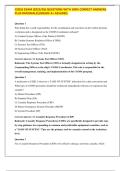 CSOSS EXAM &lpar;2025&sol;26&rpar; QUESTIONS WITH 100&percnt; CORRECT ANSWERS PLUS RATIONALES&sol;GRADE A&plus; ASSURED&period;