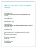 NACE CIP I EXAM QUESTIONS WITH CORRECT ANSWERS&period;