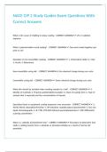 NACE CIP 2 Study Guides Exam Questions With Correct Answers