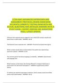 CLTM Advanced Supervision and Assessment Protocol &lpar;ASAP&rpar; &ndash; Board Exam Question Bank with 400 Actual Questions&comma; Detailed Answers&comma; and Study Guide &lpar;Latest Expert-Verified Edition&rpar;