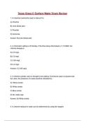 Texas Class C Surface Water Exam Review Questions with correct Answers &lpar;A&plus; GRADED 100&percnt; VERIFIED&rpar;&vert; 2025&sol;2026