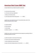 American Red Cross EMR Test Questions with correct Answers &lpar;A&plus; GRADED 100&percnt; VERIFIED&rpar;&vert; 2025&sol;2026