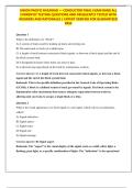 UNION PACIFIC RAILROAD &mdash; CONDUCTOR FINAL EXAM BANK ALL CURRENTLY TESTING QUESTIONS AND FREQUENTLY TESTED WITH ANSWERS AND RATIONALES &vert; EXPERT VERIFIED FOR GUARANTEED PASS