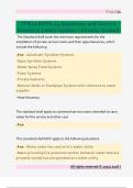 TFM10 NFPA 24 Questions and Correct  Answers&sol; Latest Update &sol; Already Graded