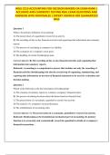 WGU C213 ACCOUNTING FOR DECISION MAKERS OA EXAM BANK &vert; ACCURATE AND CURRENTLY TESTING REAL EXAM QUESTIONS AND ANSWERS WITH RATIONALES &vert; EXPERT VERIFIED FOR GUARANTEED PASS