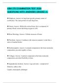ASM 275 EXAMINATION TEST 2026 QUESTIONS WITH ANSWERS GRADED A&plus;