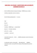 UMD BSCI 330 EXAM 1 QUESTIONS AND ACCURATE ANSWERS RATED A&plus;