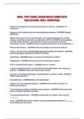 BIOL 1P91 FINAL EXAM WITH COMPLETE SOLUTIONS 100&percnt; VERIFIED&excl;&excl;