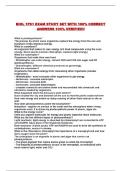 BIOL 1P91 EXAM STUDY SET WITH 100&percnt; CORRECT ANSWERS 100&percnt; VERIFIED&excl;&excl;