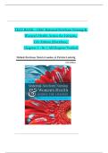 TEST BANK For Olds' Maternal-Newborn Nursing & Women's Health Across the Lifespan&comma; 11th Edition &lpar;Davidson&rpar;&comma; Verified Chapters 1 - 36&comma; Complete Newest Version
