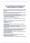 BIO 1693 MIDTERM 2 EXAM QUESTIONS AND CORRECT ANSWERS 100&percnt; VERIFIED&excl;&excl;