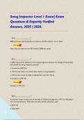 Smog Inspector Level 1 Exam&vert; Exam Questions & Expertly Verified Answers&comma; 2025 &vert; 2026&period;     