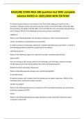 BASELINE CCMA NHA-180 question test With complete solution RATED A&plus; 2025&sol;2026 NEW EDITION&excl;