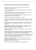 BCOR 370 EXAM 2 QUESTIONS AND ANSWERS