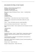 WVU BCOR 370 FINAL STUDY GUIDE