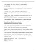 WVU BCOR 370 FINAL EXAM QUESTIONS & ANSWERS