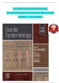 Testbank for Gordis Epidemiology &ndash; Original Exam-Style Practice Questions &lpar;7th Edition&rpar; &ndash; Latest Update 2026