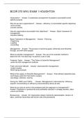 BCOR 370 WVU EXAM 1 HOUGHTON