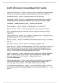 BCOR 370 EXAM 2 HOUGHTON STUDY GUIDE