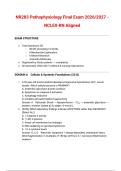 NR283 Pathophysiology Final Exam 2026&sol;2027 - NCLEX-RN Aligned
