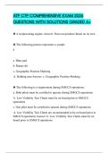 ATP CTP COMPREHENSIVE EXAM 2026 QUESTIONS WITH SOLUTIONS GRADED A&plus;