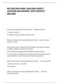 REC 2100 FINAL EXAM &vert; 2025&sol;2026 UPDATE &vert; QUESTIONS AND ANSWERS &vert; WITH COMPLETE SOLUTION