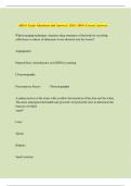 AHS 6 Exam  Questions and Answers &vert; 2026 &vert; 100&percnt; Correct Answers 