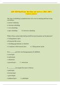 AHS-1520 Final Exam  Questions and Answers &vert; 2026 &vert; 100&percnt;  Correct Answers 