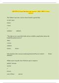 AHS FINAL Exam Questions and Answers &vert; 2026 &vert; 100&percnt; Correct  Answers