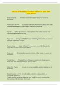 American Revolution Exam  Questions and Answers &vert; 2026 &vert; 100&percnt;  Correct Answers 